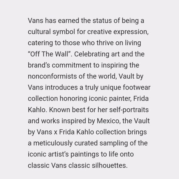 Vault by Vans X  Frida Kahlo Og Authentic LX - Picture 5 of 15